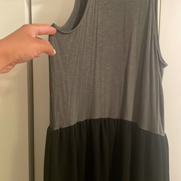 Anthropologie Dolan left coast color block Jersey/silky dress - Picture 6 of 8